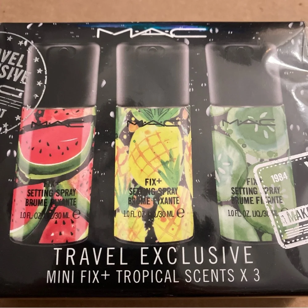 Mac setting spray set mini 30ml travel exclusive